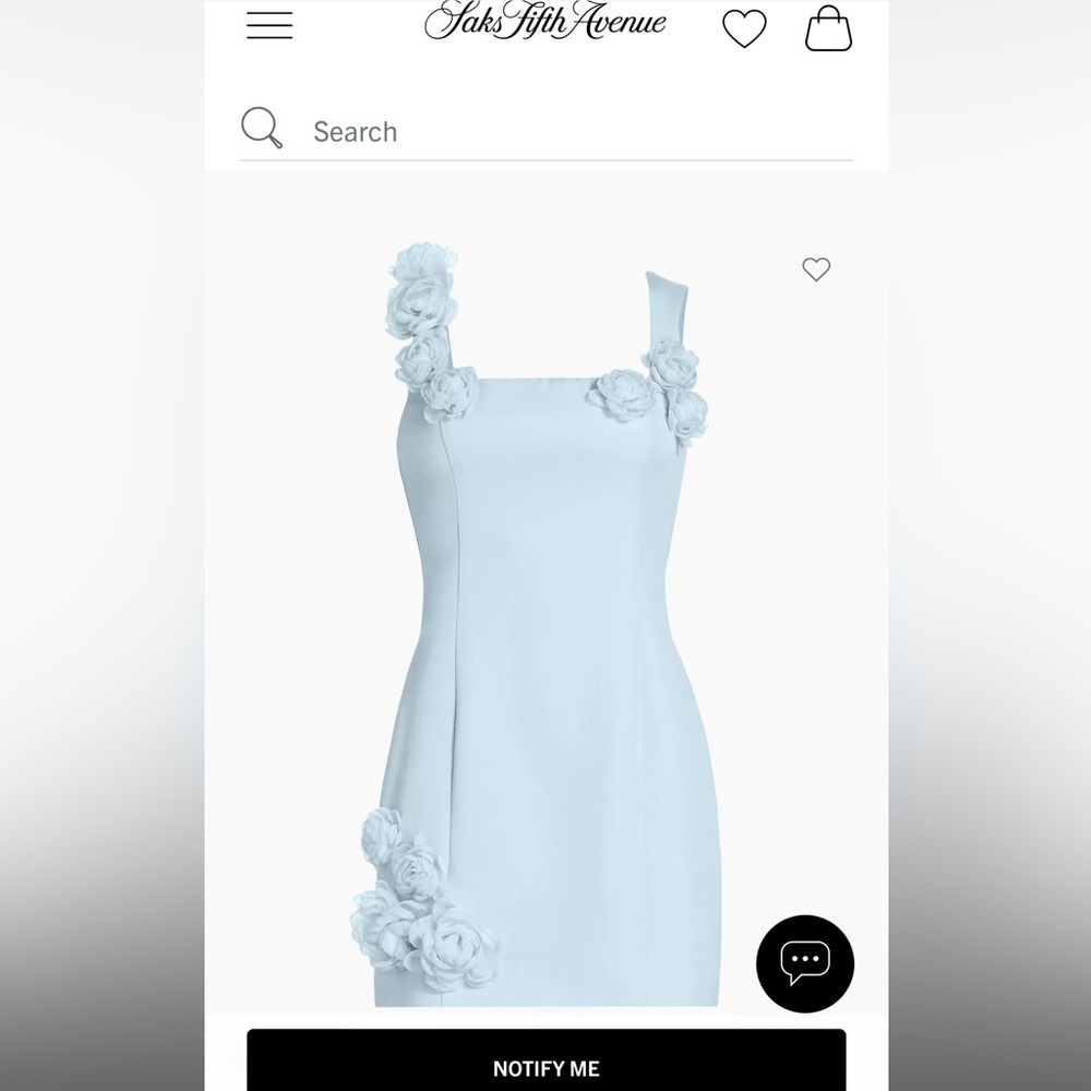 Elliatt Baby Blue Trompe Mini Dress (available)